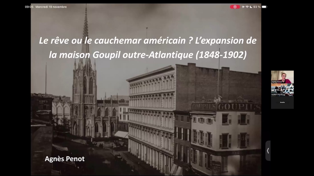 JE - Agnès Penot - Rêve ou cauchemar américain : l'expansion de la maison Goupil outre-Atlantique