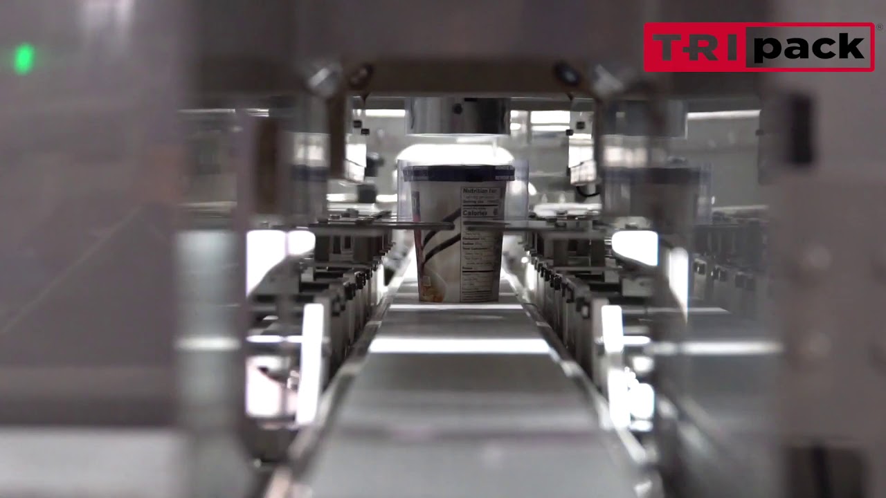 Tripack SPC Shrink Banding Equipment Applying Tamper Evident Bands on Squrounds & Cups | ProPac.com