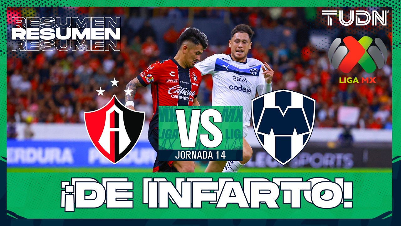 RESUMEN - Atlas vs Monterrey | Liga MX - Jornada 14 Clausura 2026 | TUDN