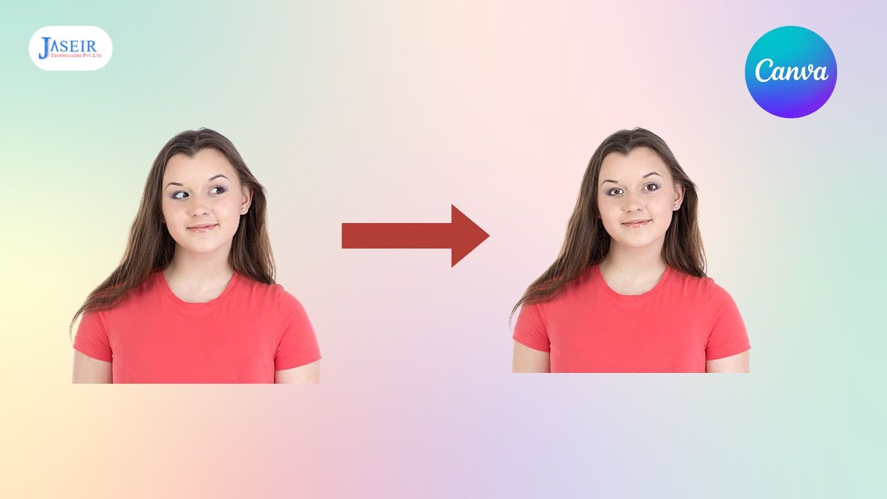 Photo Editing Trick: Change Eye Direction in Canva