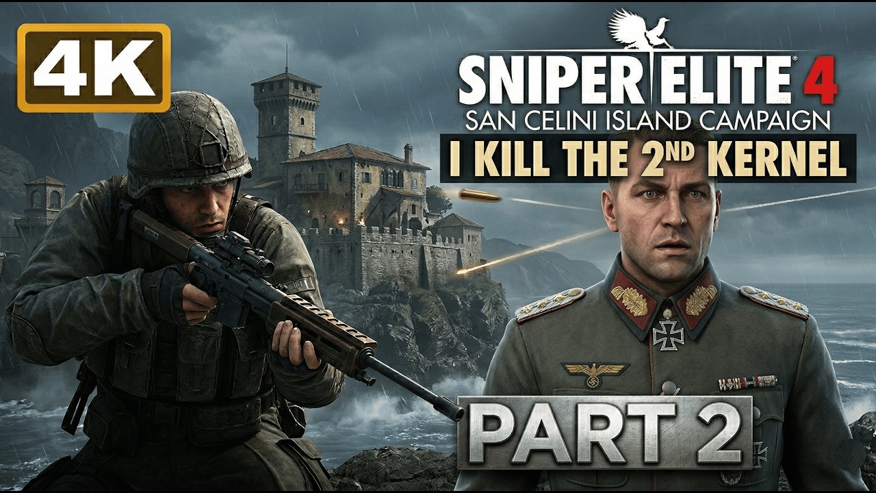 SAN CELINI ISLAND CAMPAIGN | Sniper Elite 4 | 2nd Officers Kill | PART 2
