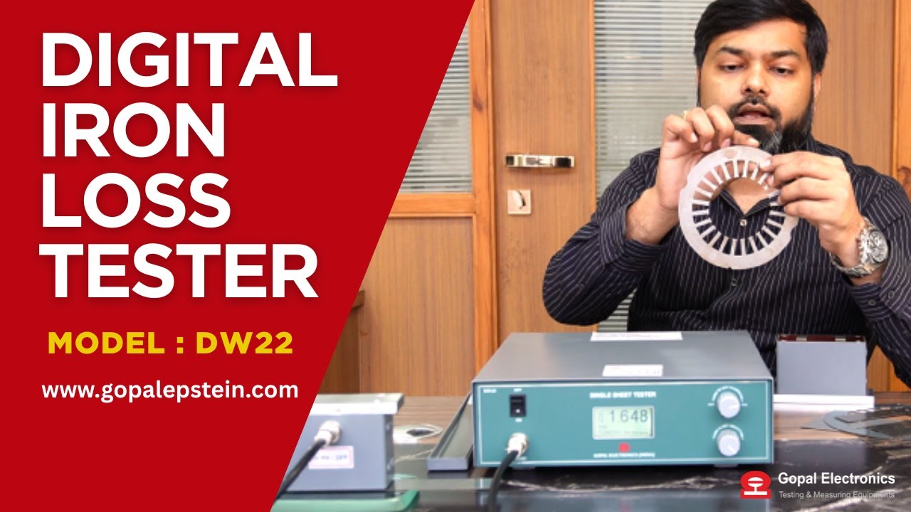 Digital iron loss tester or watt loss tester for testing motor stamping & transformer lamination