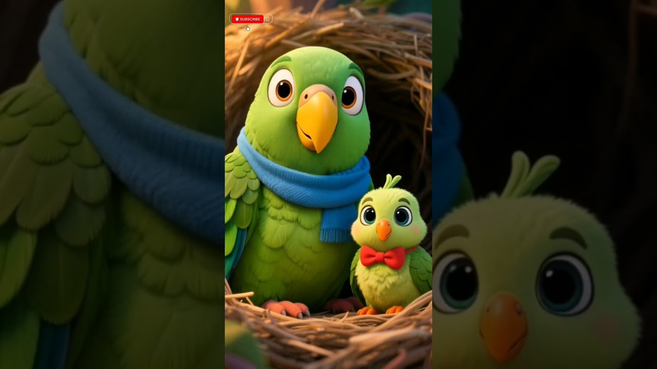 Heart Touching Animated Story of a Kind Parrot 😭 | Emotional Short Film#animation#emot#disney#shorts