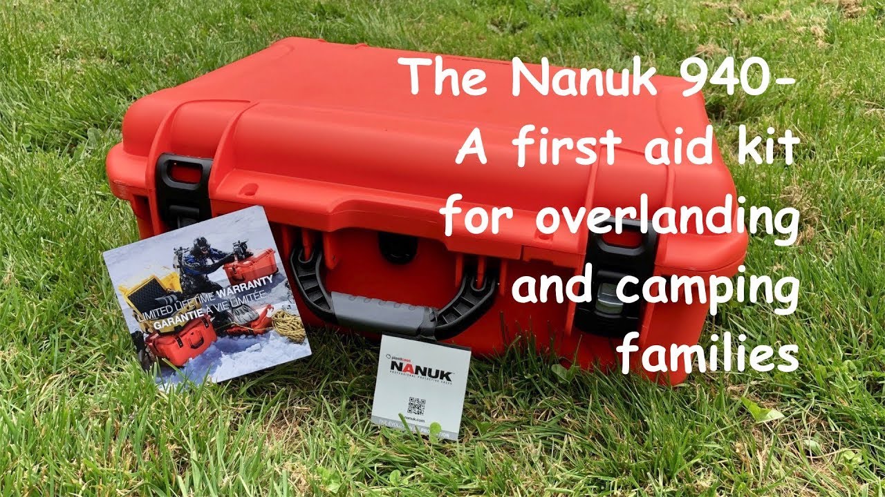 Аптечка первой помощи Nanuk 940, созданная для семей, путешествующих на внедорожниках и отдыхающи...