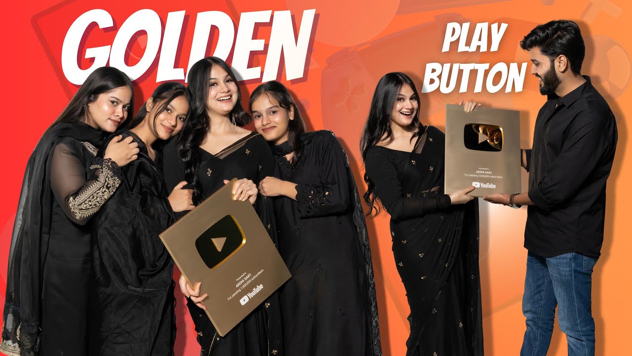 Golden Play Button Aa Gya 😍| Birthday Special🎂 |  Arshi Saifi
