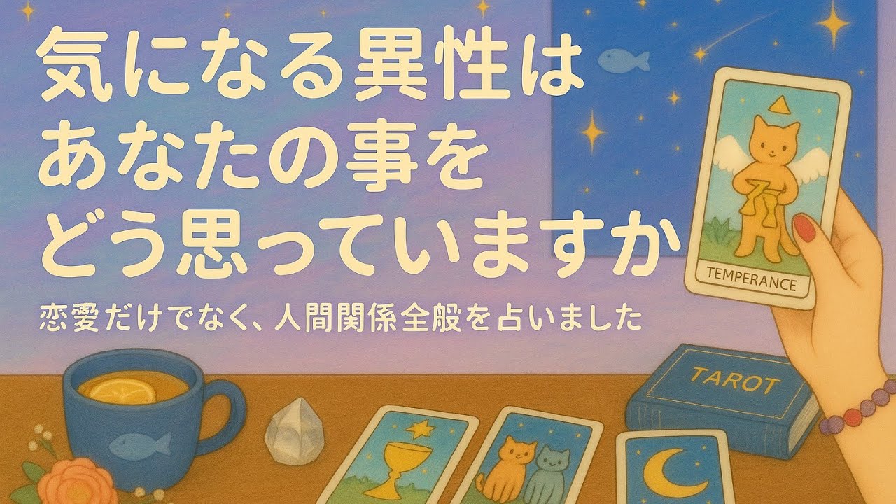 気になる異性👫のお気持ち🔮✨恋愛だけでなく、人間関係全般で占いました❦（辛口あり🔥）