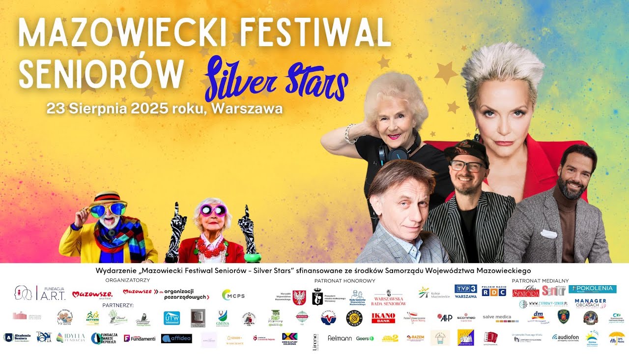 Mazowiecki Festiwal Senior&oacute;w - Silver Stars za nami. #fundacjaart #mazowsze #mcps