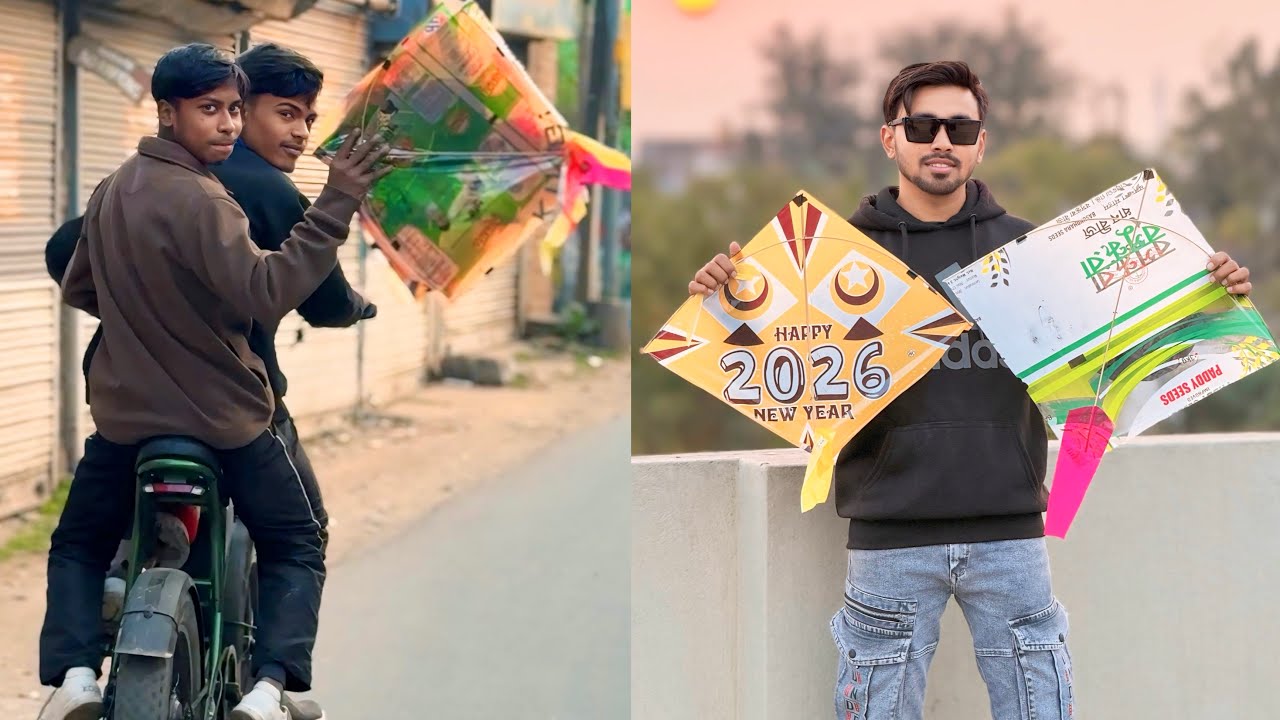 Cycle Se Patang Loot Li 😱 | Kite Fighting Gone Crazy
