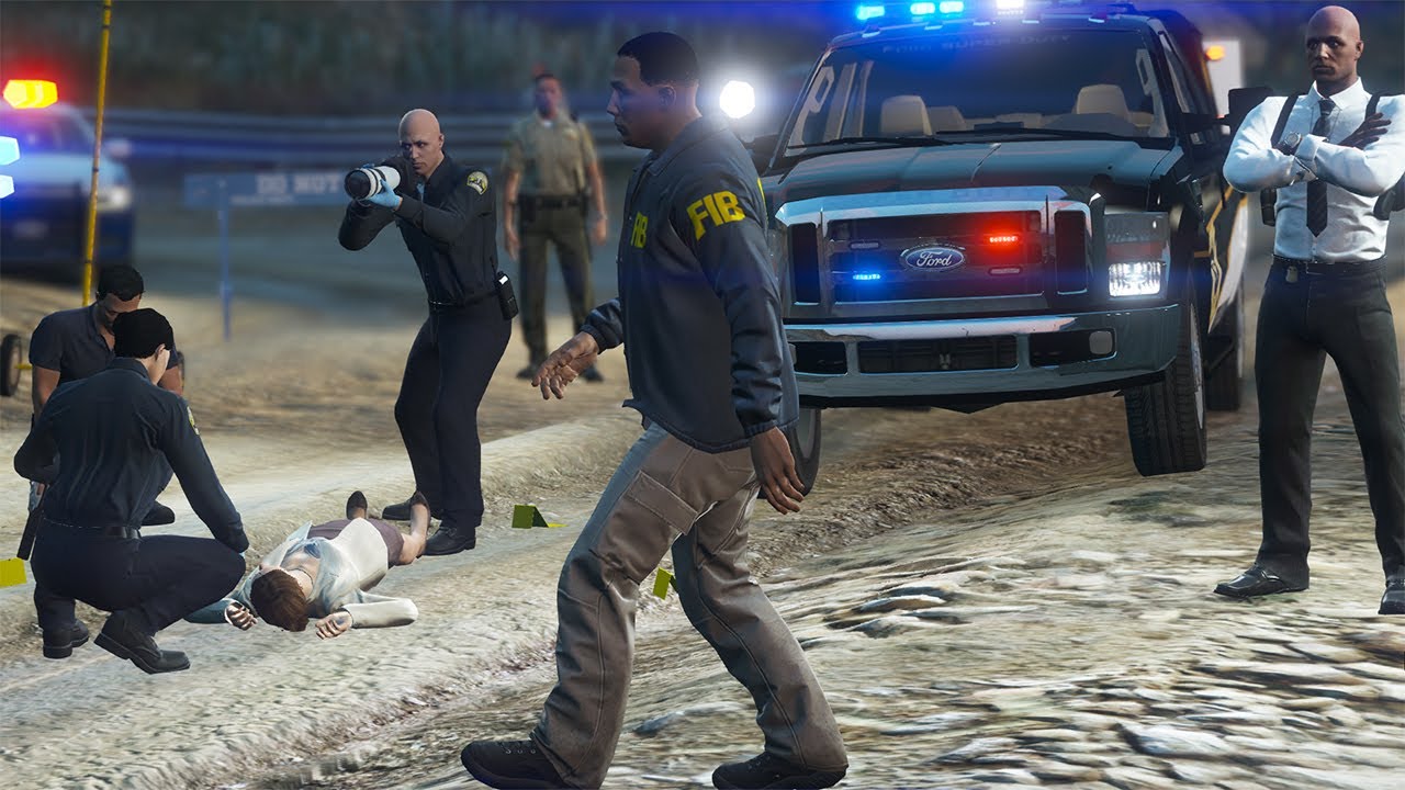 Homicide Case - Detective FIB Gameplay with CCTV footage - GTA 5 LSPDFR