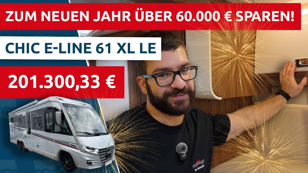 Luxus Wohnmobil Angebot zum neuen Jahr 🚐✨ Carthago Chic e-Line mit über 60.000 € Preisvorteil‼️(249)