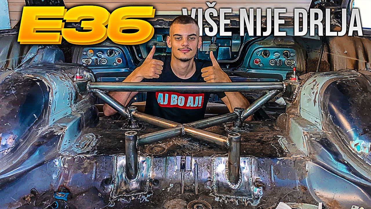 NAPOKON SAM POCEA RADIT ROLL CAGE ZA BMW E36 DRIFTALICU!!!