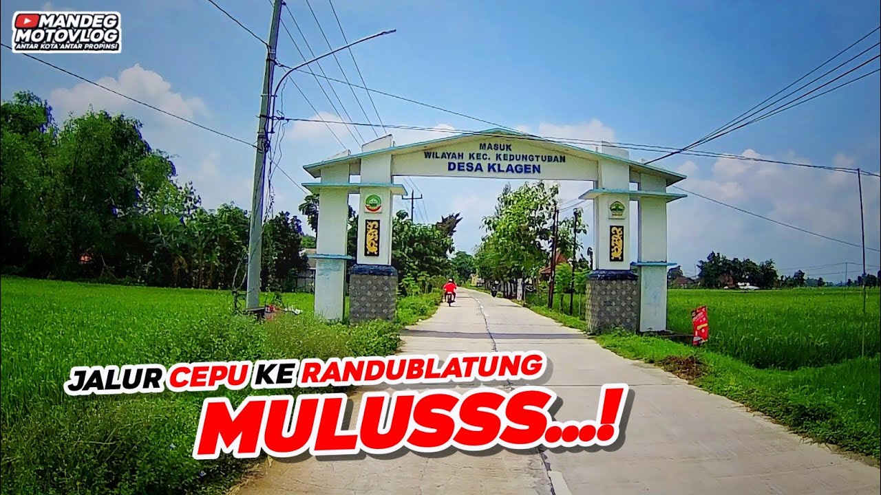 Jalur Cepu Randublatung via Bandara Ngloram