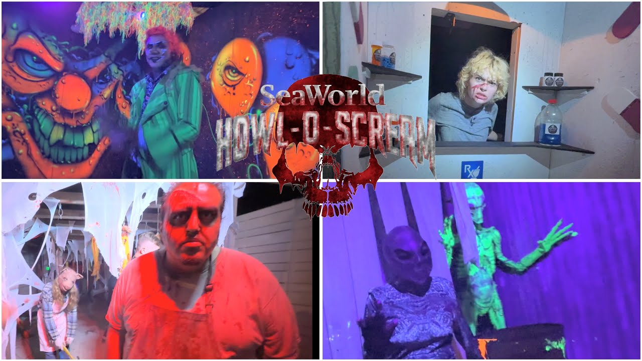 Sea World San Diego Howl-O-Scream All 2025 Haunted Houses