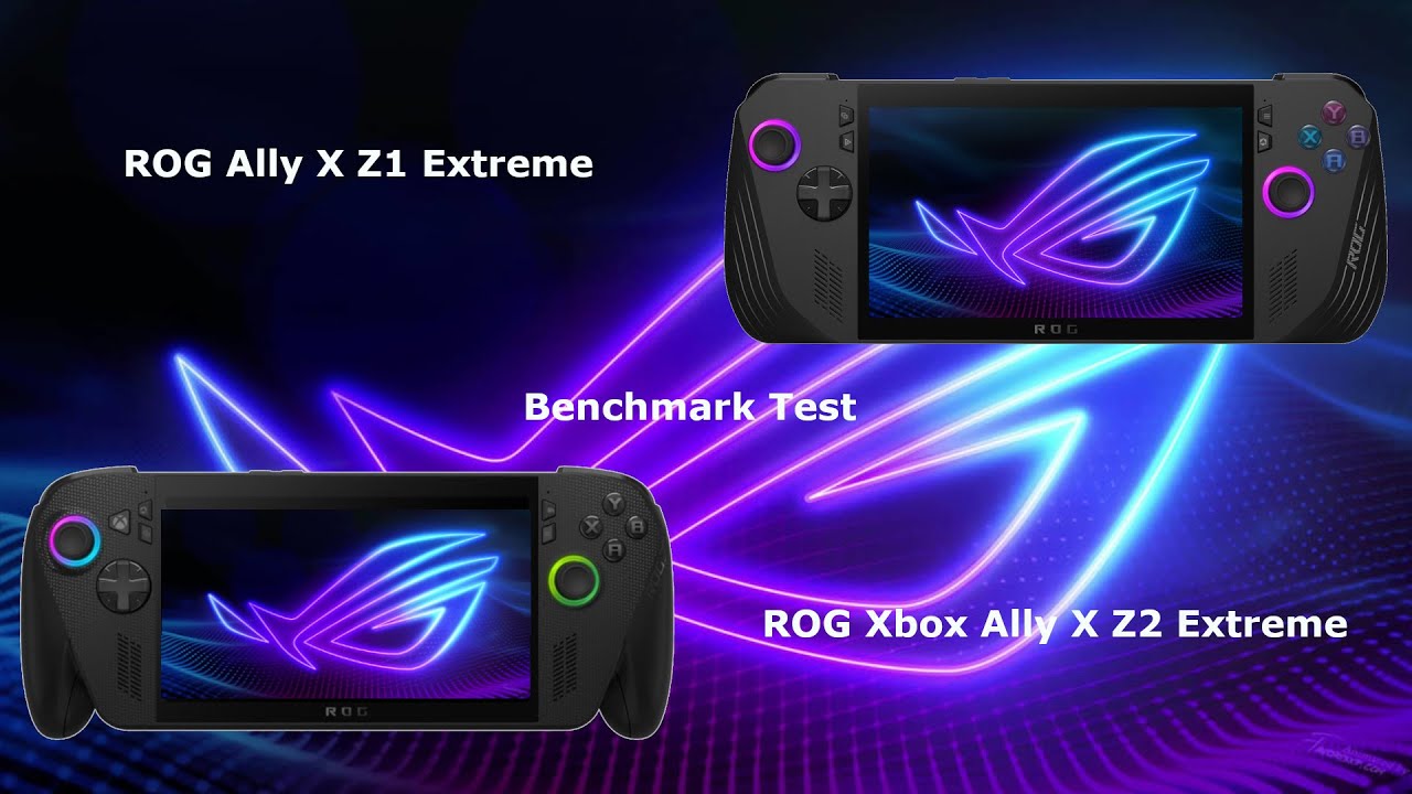 ROG Xbox Ally X Z2e vs ROG Ally X Z1e / Performance Benchmarks / Full Screen Experience
