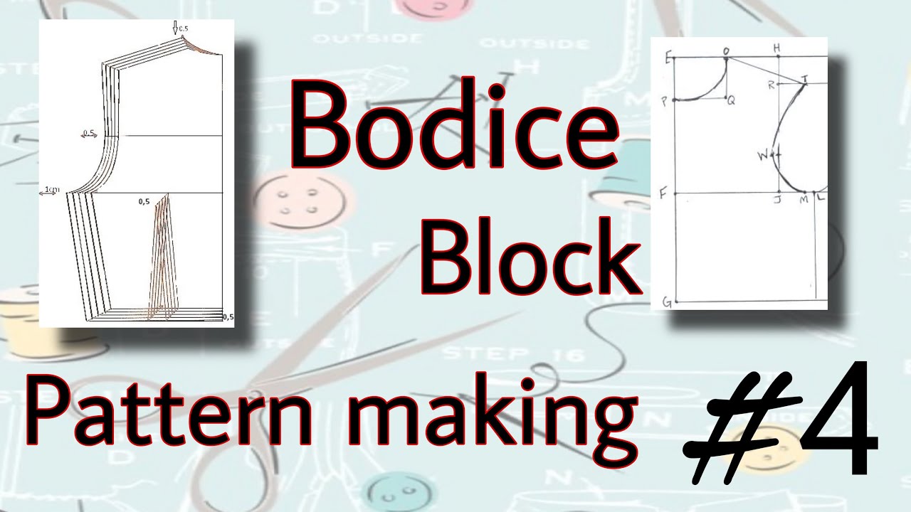 Bodies Block in Pattern Making/ #4 / Yoke pattern/Srithi vlogs/ bodies Block cutting in Telugu