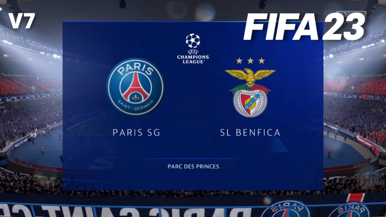 PARIS SAINT GERMAIN vs. SL BENFICA | UEFA CHAMPIONS LEAGUE | FIFA 23 (FULL GAMEPLAY)