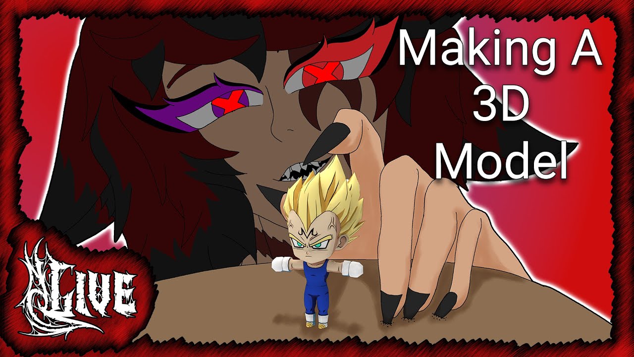 Creating A 3D Model Of Vegeta