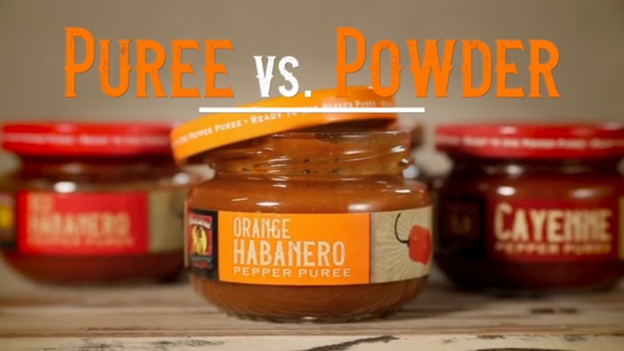 Pepper Powder vs Pepper Puree