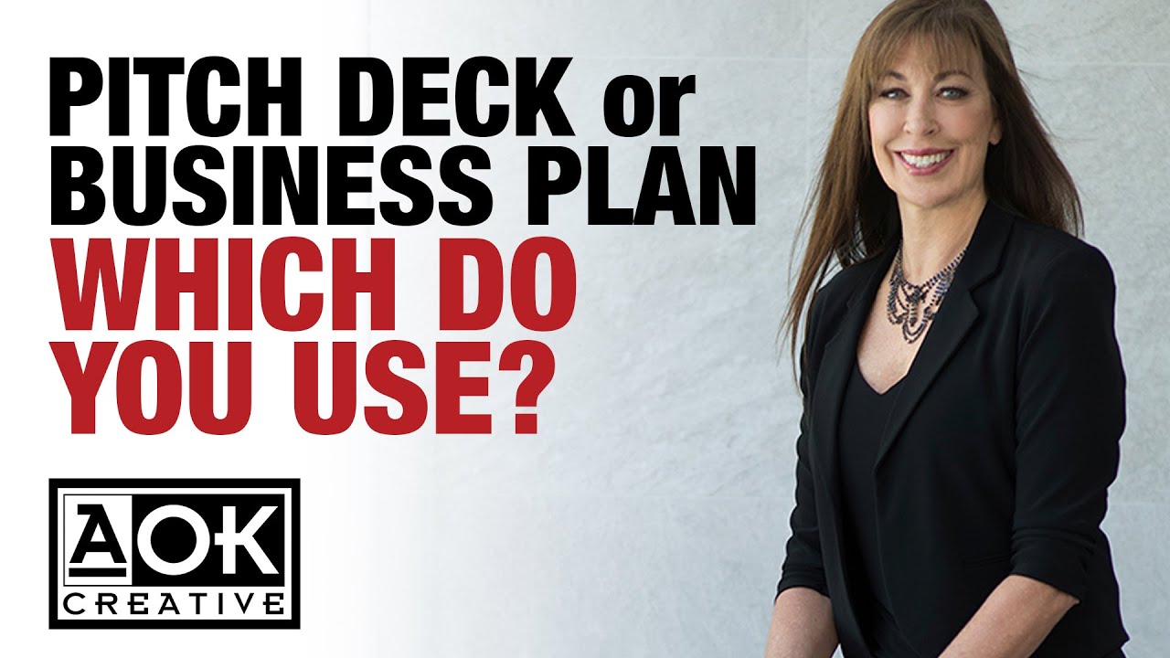 Pitch Deck vs Business Plan (WHICH SHOULD YOU USE)
