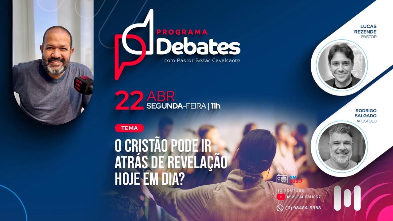 O Cristão pode ir atras de revelação hoje em dia? Ap. Rodrigo Salgado x Pr Lucas Rezende 22/04/2024