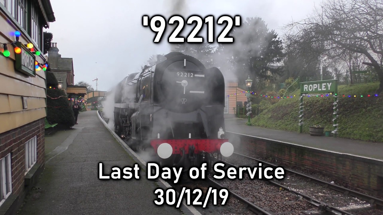 BR 9F '92212' Last Day of Service 30/12/19