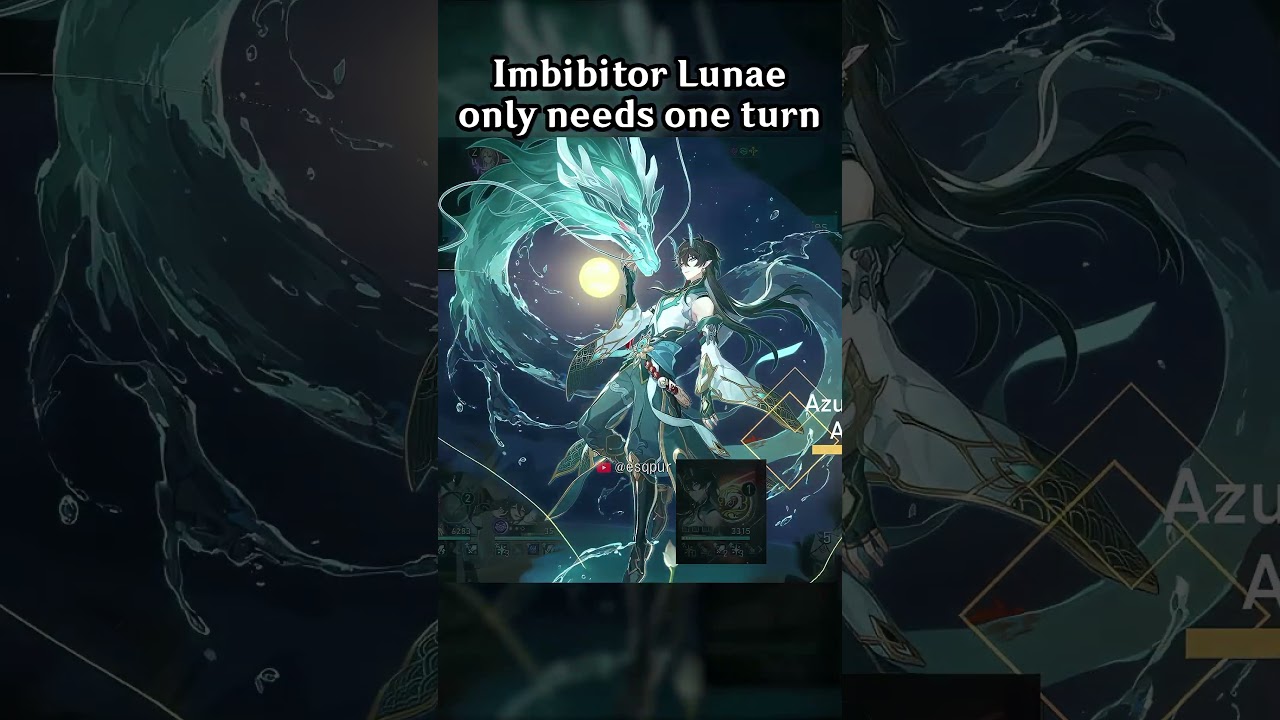 IMBIBITOR LUNAE ONLY NEEDS ONE TURN