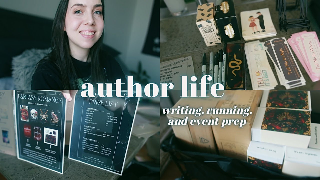 book signing prep, an exciting writing development & new editions (a vlog)