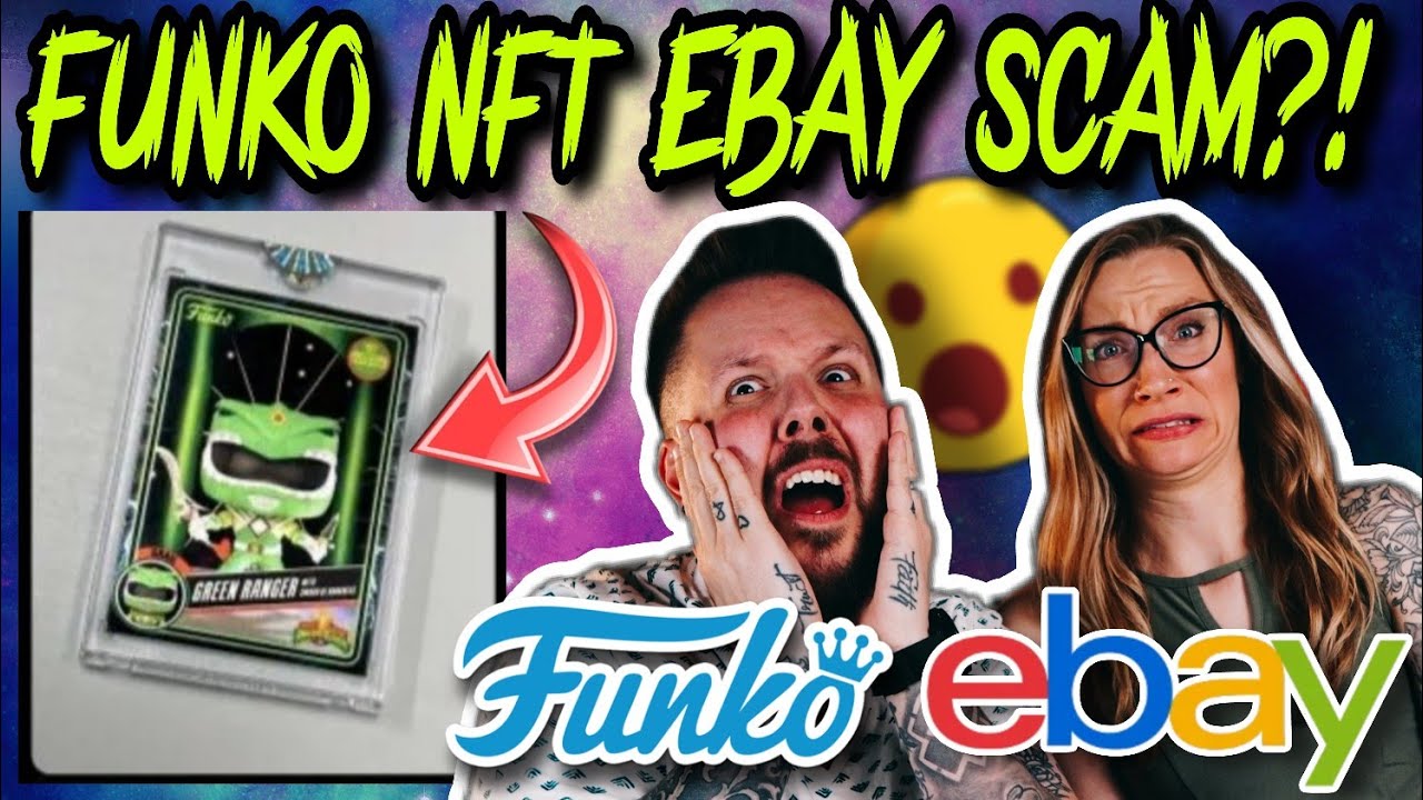 FUNKO NFT SCAM ON EBAY? | GREEN RANGER FUNKO POP REDEEMABLE METAL CARD CUSTOM | SOLD ON EBAY