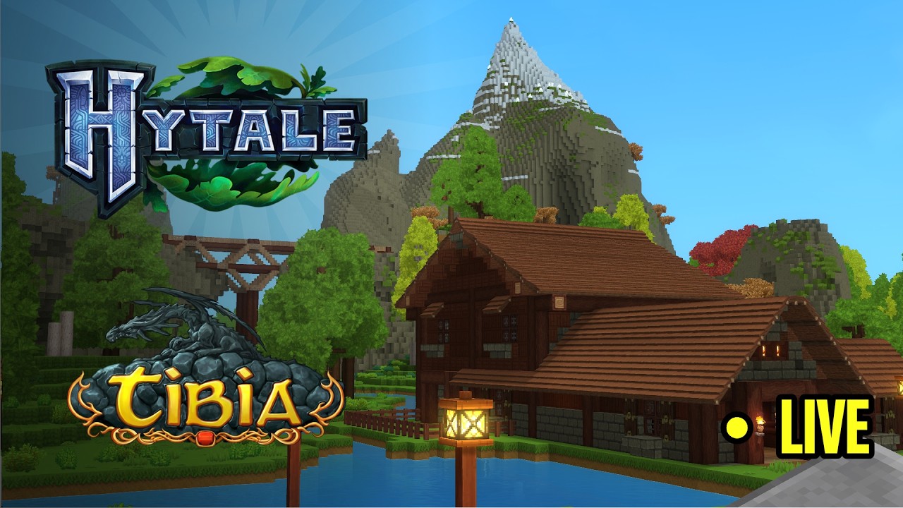 Hytale Criativo - Projeto Hytibia - Recriando Tibia no Hytale! Ep.25 - Rookgaard