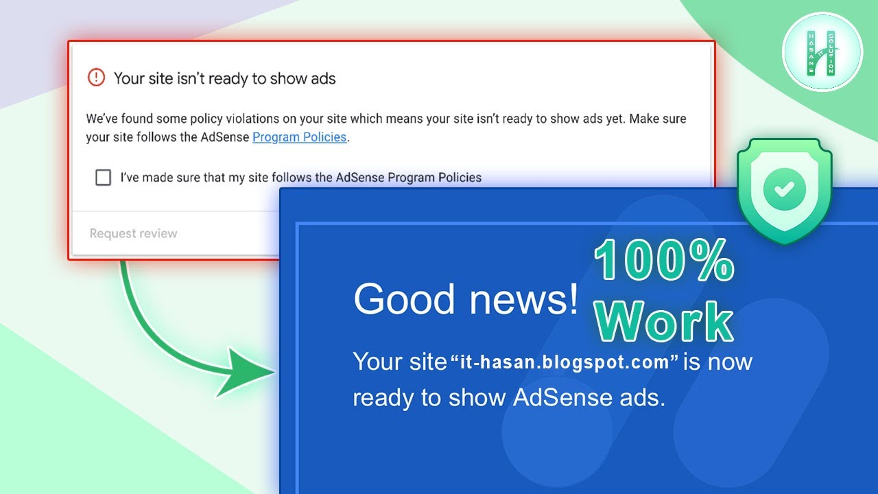 How to Fix Google AdSense Policy Violation Error | Your Site isn't Ready to Show Ads Issue Fix