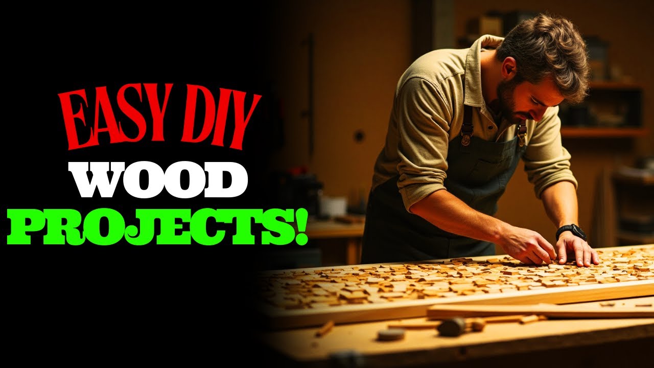 🔨 Creative Woodworking Ideas for DIY Home Decor That Anyone Can Build