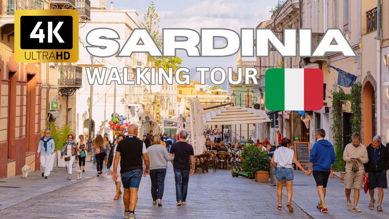 🕍 SARDINIA, Olbia | Sardinia Walking Tour - [4K]