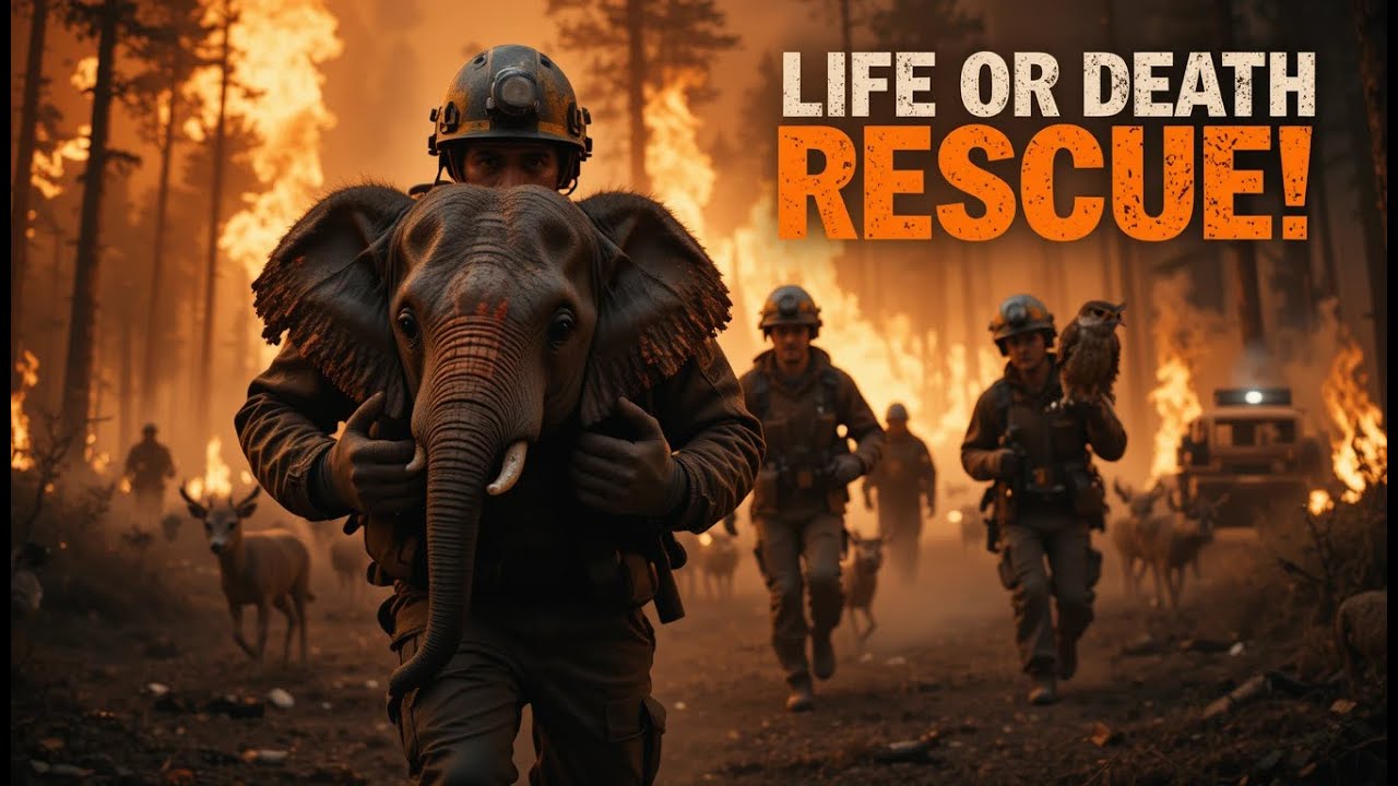 Frostbound Rescue Saves Wildlife from Devastating Forest Fire