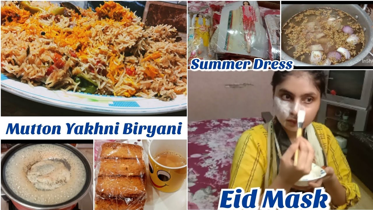 Ap sb k lya meri tarf sa Eid ka tohfa - Mutton Yakhni Wli biryani - Vlog 18