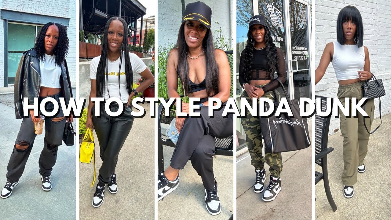 How to Style BLACK & WHITE Dunks | Panda Dunk Lookbook