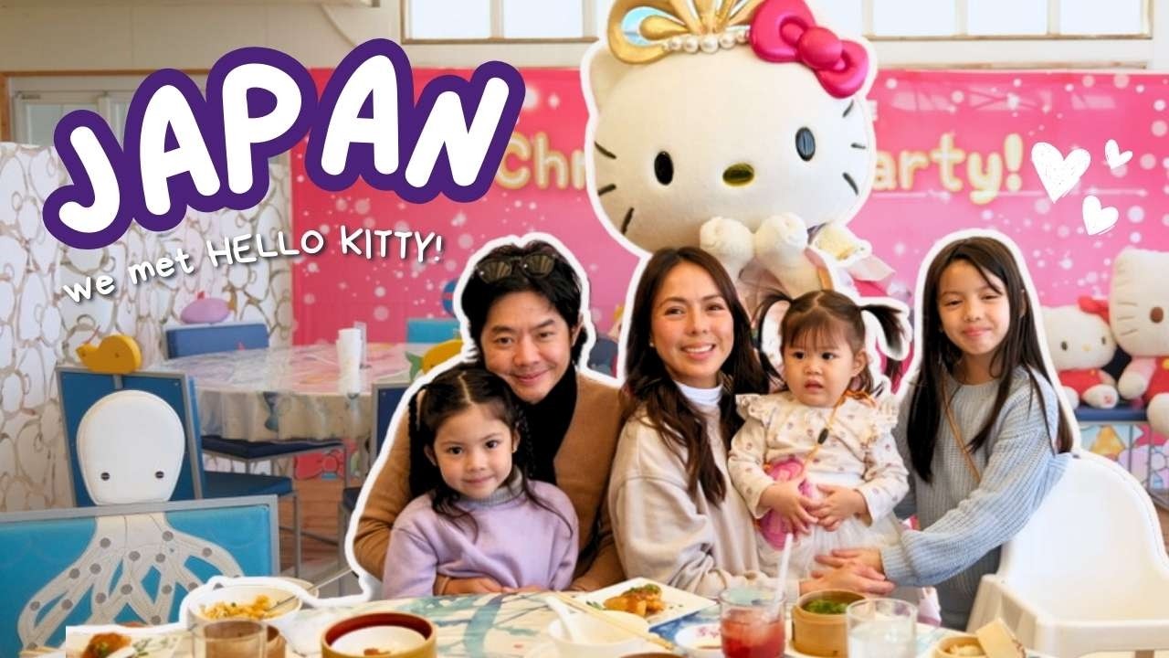 We met HELLO KITTY + strawberry picking in Awaji Island || JAPAN VLOG