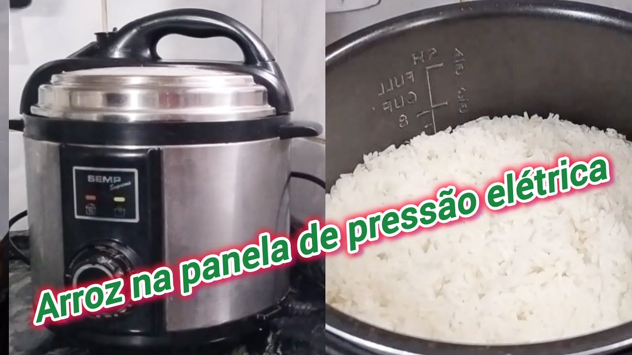 🍚 Arroz Soltinho e Perfeito na Panela de Pressão Elétrica-Receita Passo a Passo-Fácil e Rápido!