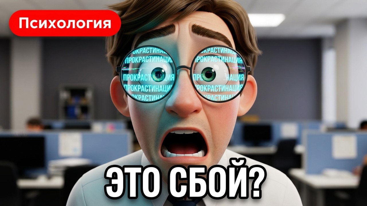 📌  «ПРОКРАСТИНАЦИЯ» преследует | Психология в мультиках | ИСТОРИЯ Артёма #16