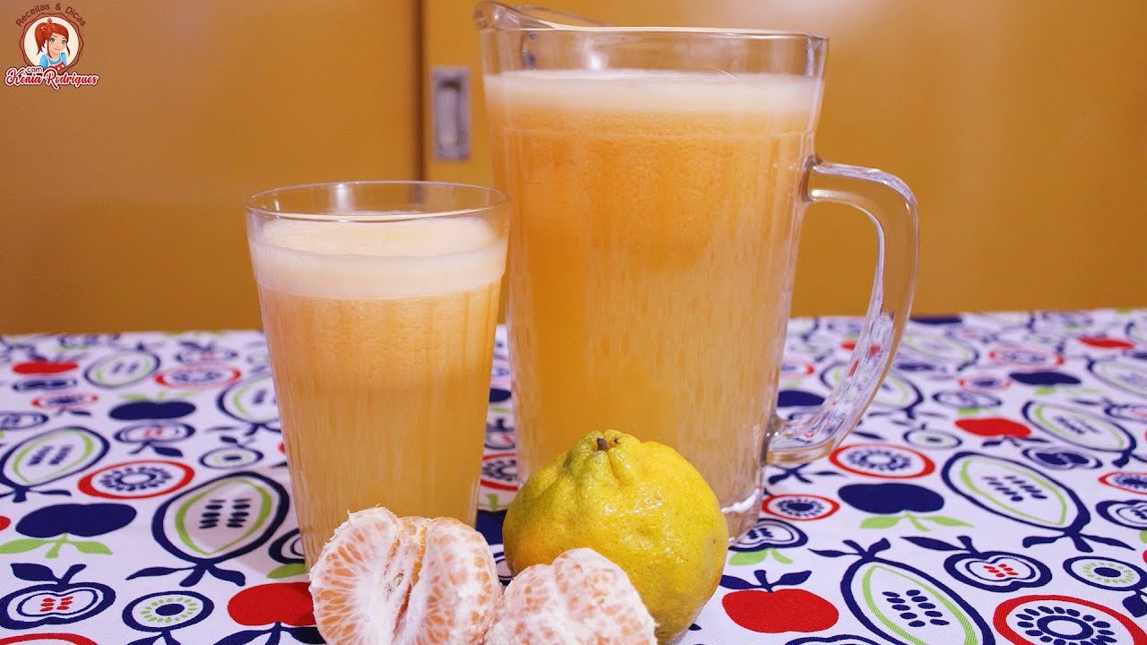COMO FAZER SUCO DE TANGERINA / MEXERICA. DELICIOSO.
