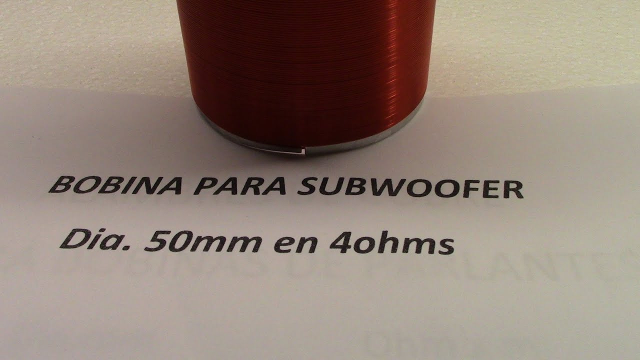 Lista de metros de alambre para 4 ohms y calculo / List of meters of wire for 4 ohms and calculation