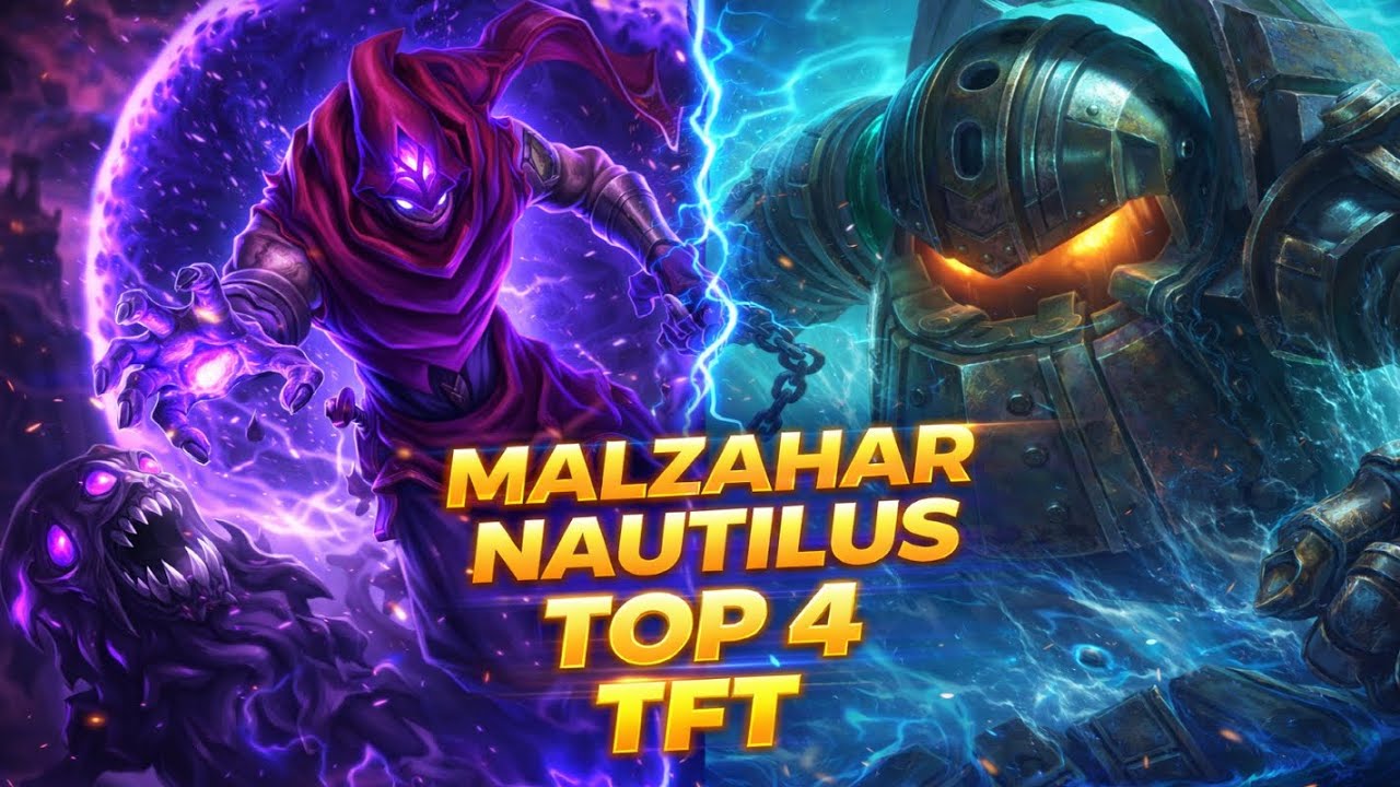 TOP 4 GRATIS con MALZAHAR + NAUTILUS | TFT META