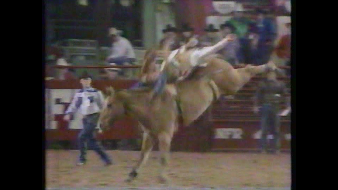 Bareback Riding - 1984 NFR Rodeo Go Round Highlights and 10th Round