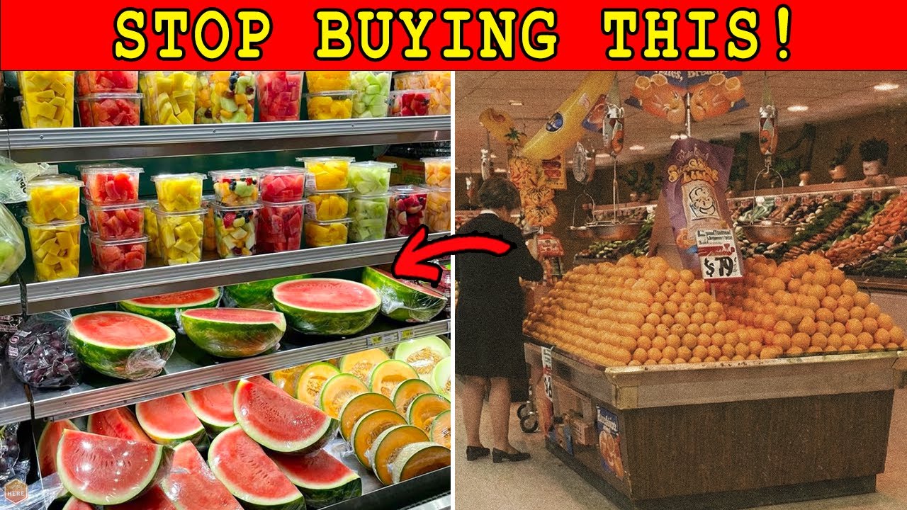 20 Grocery Items Only DUMB People Buy Today (Never Seen in the 1970s)