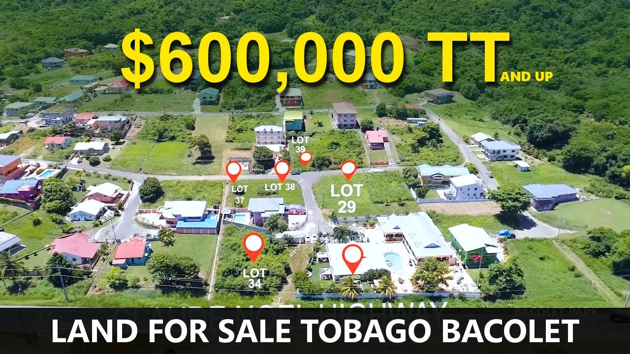 LAND FOR SALE BACOLET TOBAGO 5 LOTS | CDS REAL ESTATE Trinidad & Tobago Caribbean