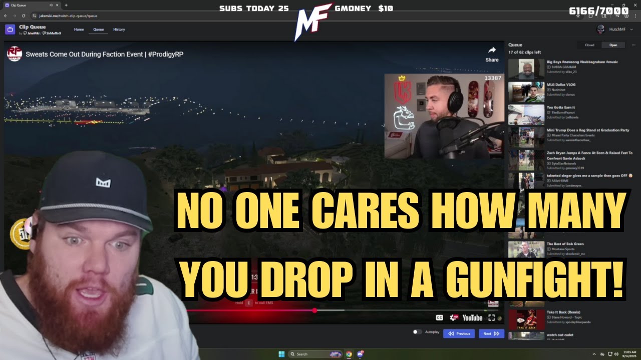 Hutch Reacts to Kyle on NoPixel, Siz on Joining Prodigy, K on Sweats Ruining Faction Event & More