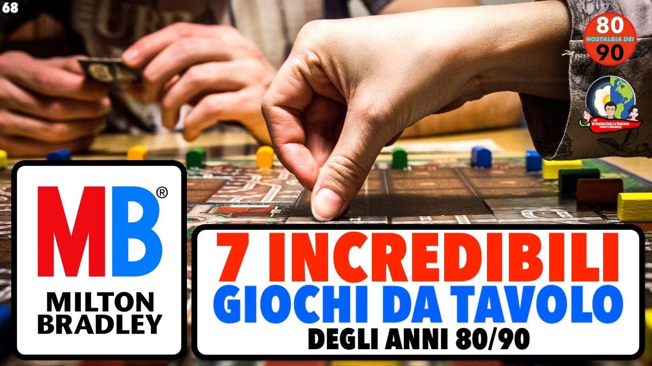 MB 🎲 7 Incredibili giochi da tavolo degli anni 80/90