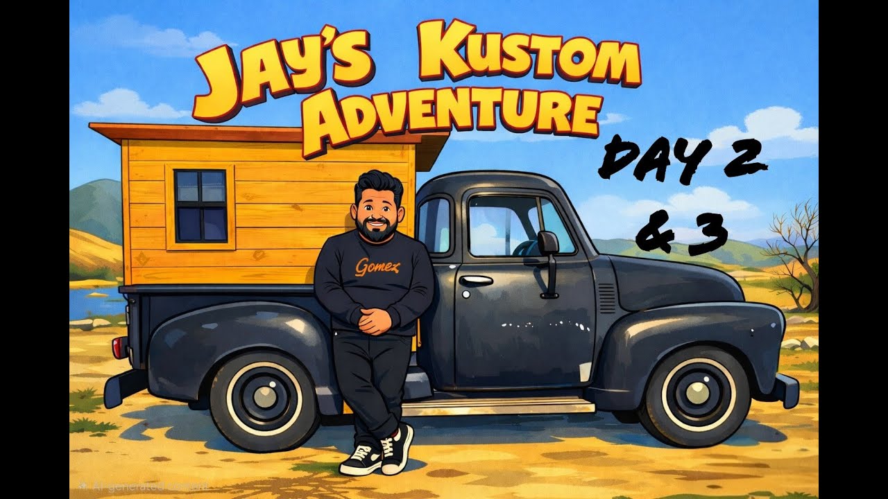 ROAD TRIP IN MY 75YR OLD TRUCK DAY 2 AND 3