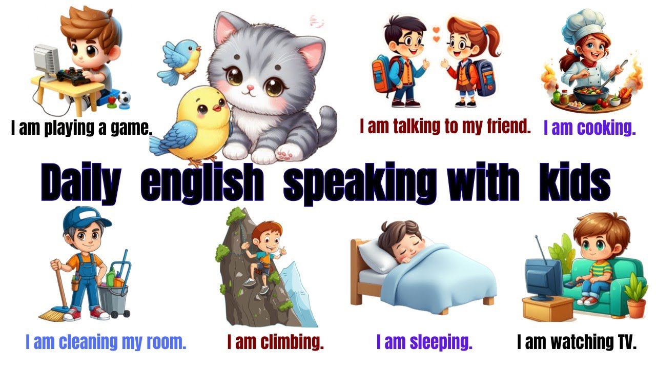 Daily Use English Speaking With kid's || English with kid's || #englisheveryday