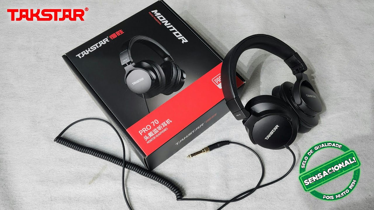 Unboxing (desembalando) TAKSTAR  Pro 70
