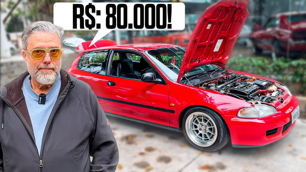 COLOQUEI O VENDEDOR EM APUROS - HONDA VTI